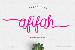 Afifah Script: Bringing Elegance to Your Creative Projects